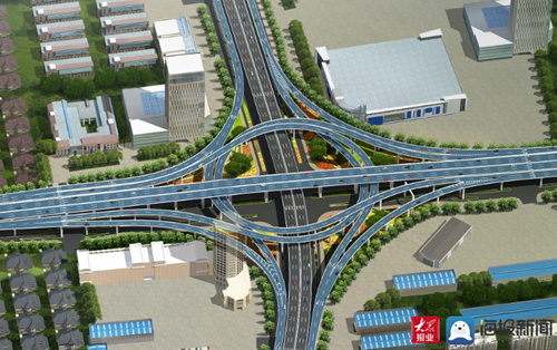 沂河高架快速路雏形已现道路网络完善具有重大战略意义建成后对于临沂