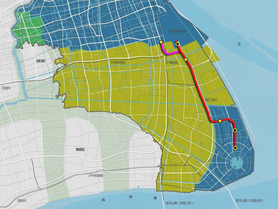 两港快线上海东站临港环评公示