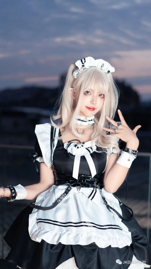 cos:万圣节自设战斗女仆cos正片@清酒夜游