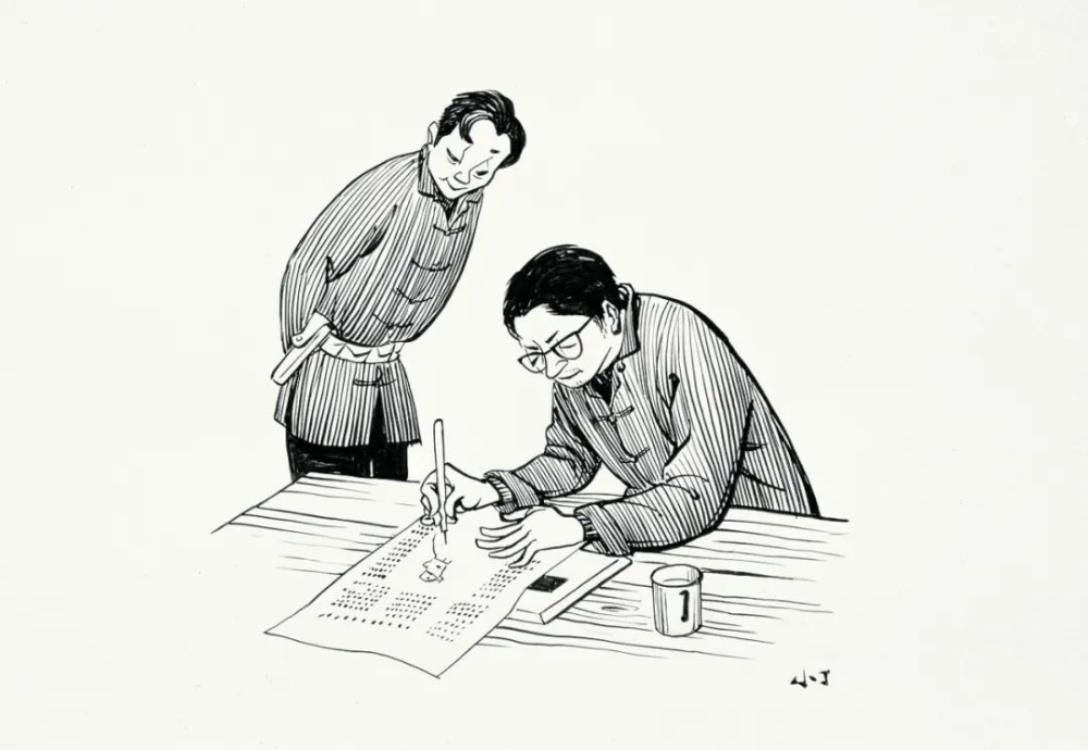 这个周末来龙华看漫画大师丁聪作品展吧