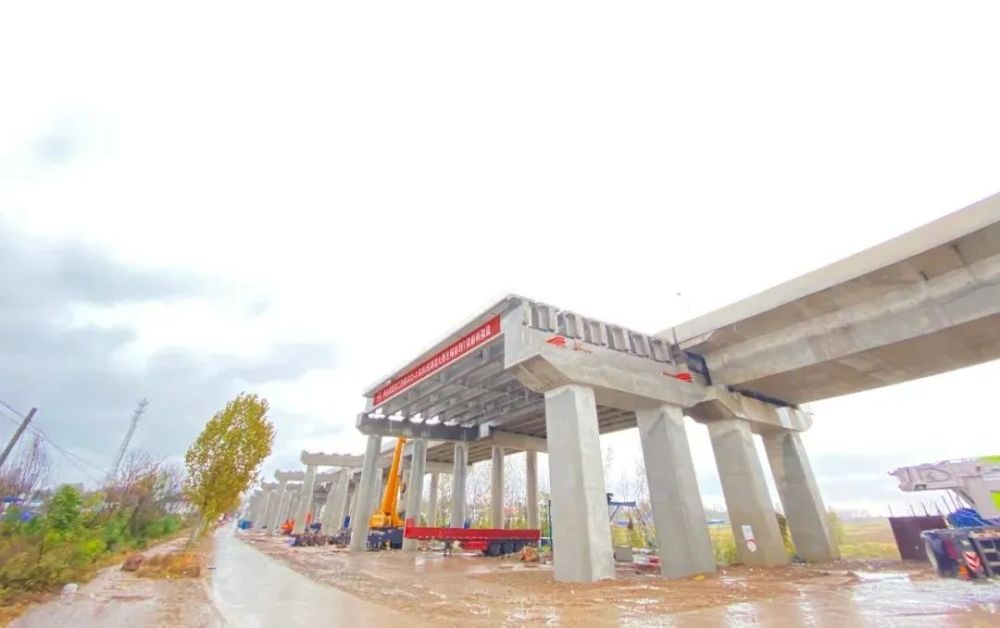 寿县东津渡大桥左幅建设迎来重要进展