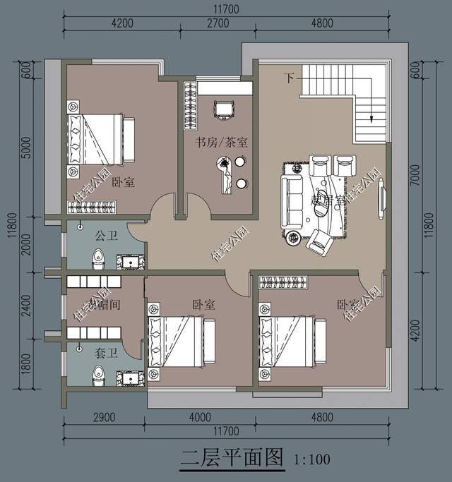 農村建房想省錢看看這10套平屋頂戶型20來萬就能建好