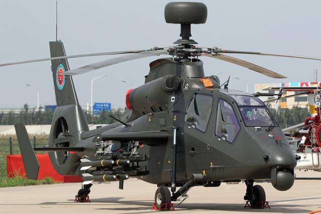全球20种武装直升机武直系列占了3个俄系占了6个