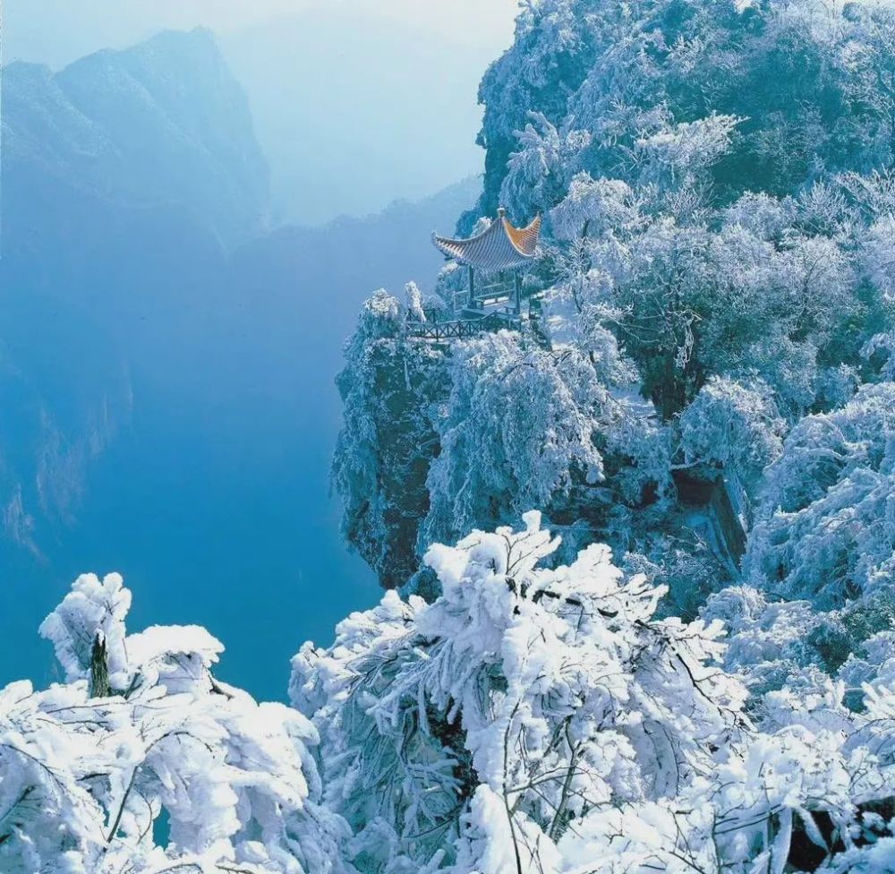 张家界 雪景