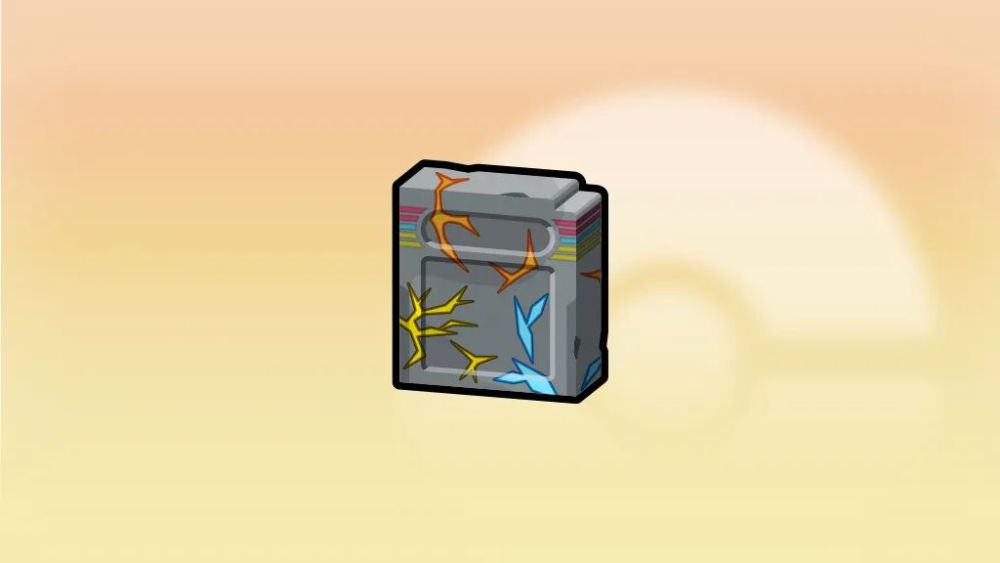 据说将与之对应的"石板"镶嵌其中后,传说的宝可梦便会现身