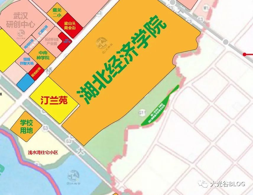 项目地址:武汉市江夏区藏龙岛产业园梁山头村,流芳路以西,湖北经济