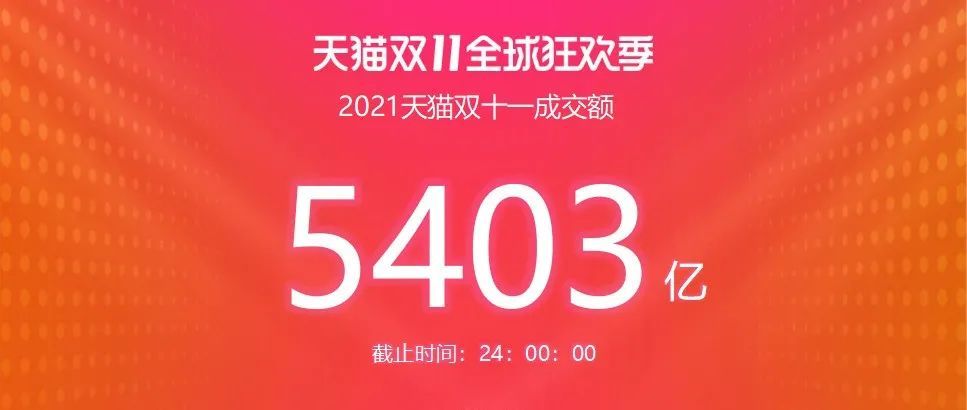 天猫5403亿京东3491亿一张图看双11最全交易额及物流数据