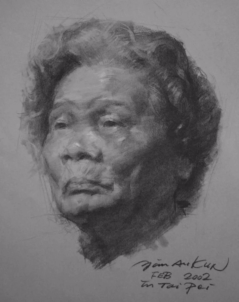 艺推冉茂芹素描经典作品精选