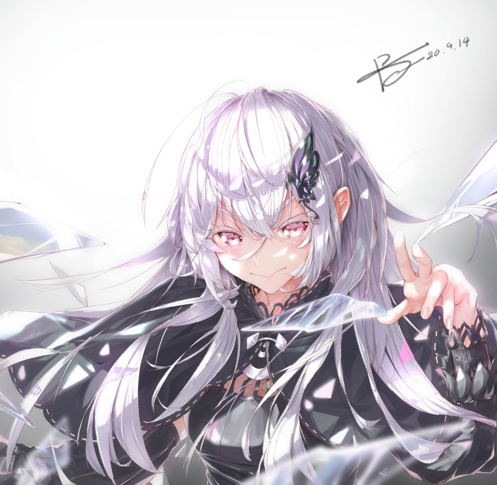 精选二次元壁纸第一百八十二期白发魔女