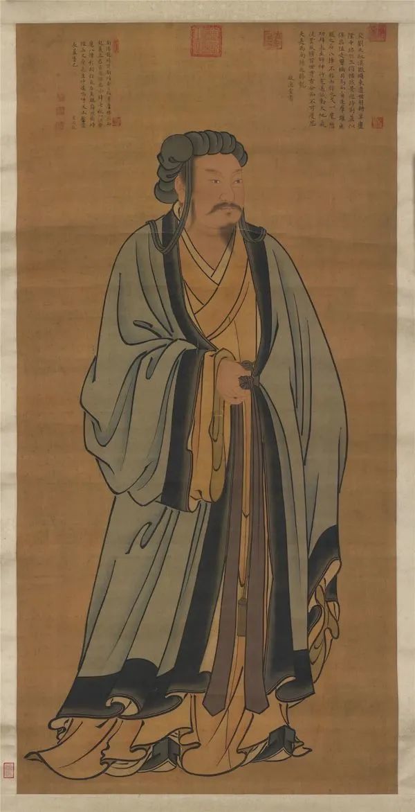 诸葛亮画像《三国演义》的深邃在于它不仅揭示了周瑜这样一个人的个性