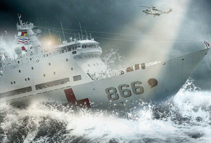 陈坤,张天爱拍最美"中国名片",《和平之舟》远渡重洋救死扶伤