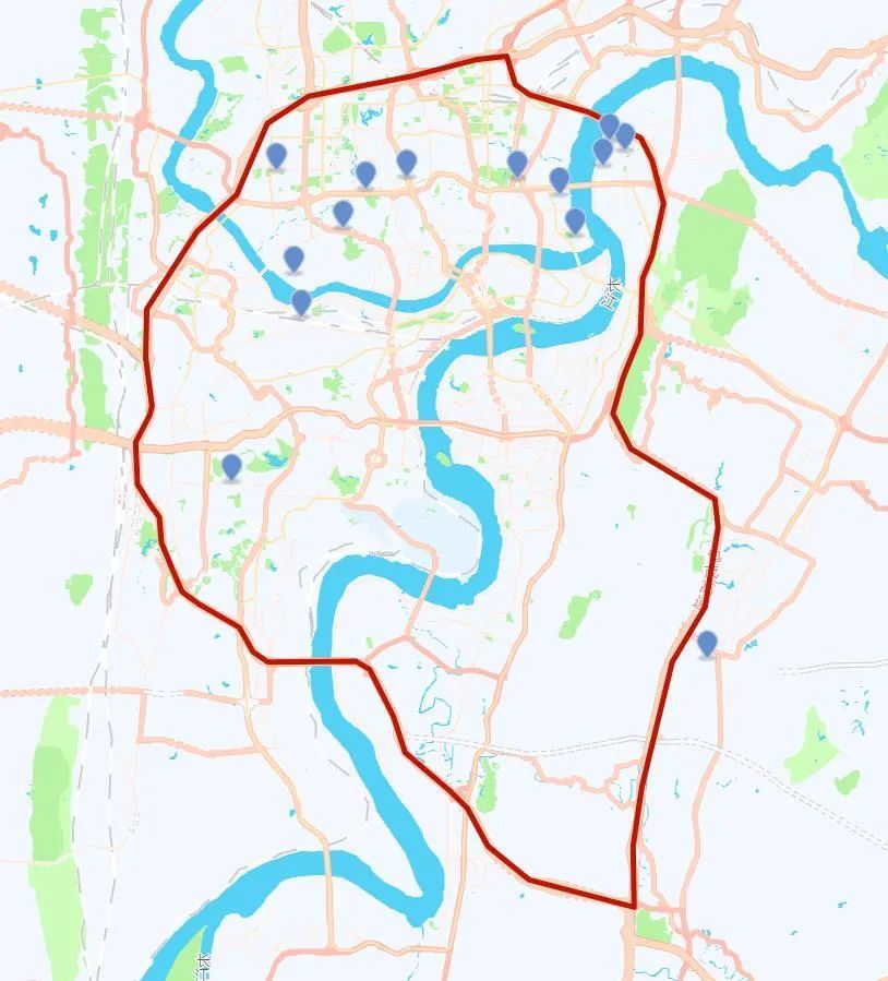 重庆中海的项目基本都在核心区,而且普遍都在内环以内.