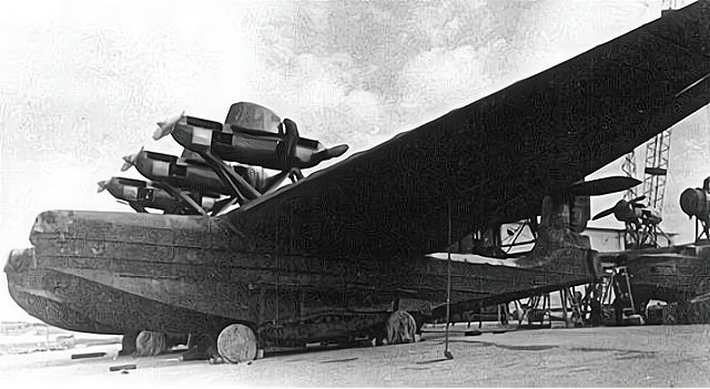 图波列夫ant22苏联二战前的大型双体水上飞机