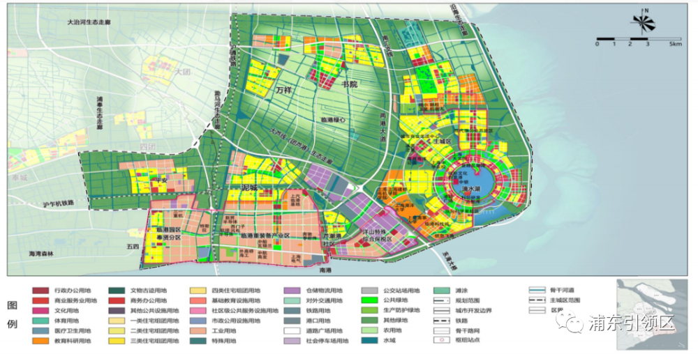 规划研究以临港新片区873平方公里为研究范围,将其中临港新片区主城区
