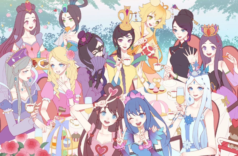 叶罗丽官方晒出仙子茶话会曼多拉融入其中有些违和