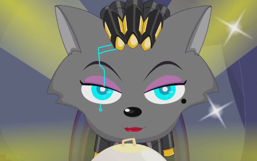 喜羊羊与灰太狼官方庆祝红太狼生日一套紧身的运动服格外妖艳