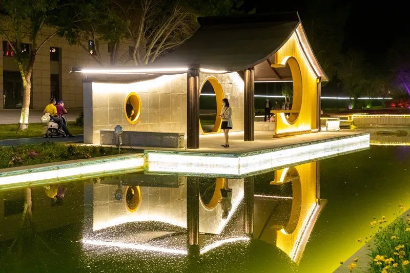 影像博州华灯初上精河夜景美如画