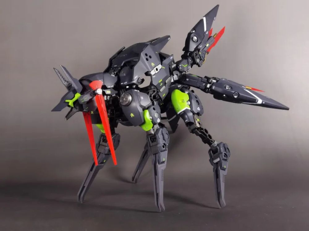 美女与野兽女神装置朱罗玉藻前配六角机牙妖尾狐狸涂装制作