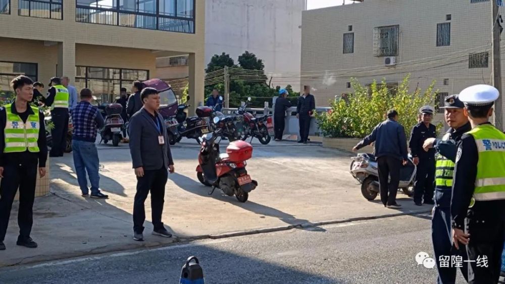 丰顺留隍查扣违法摩托车25部