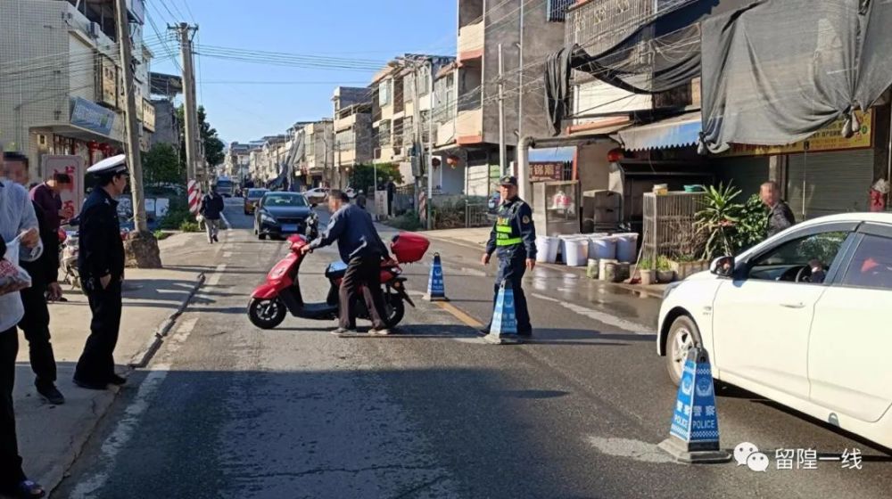 丰顺留隍查扣违法摩托车25部
