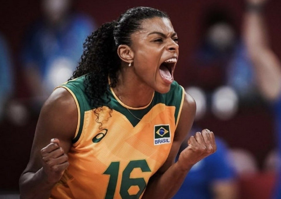 费加雷!巴西奥运项目最佳评选活动,美雷荣膺最佳排球运动员