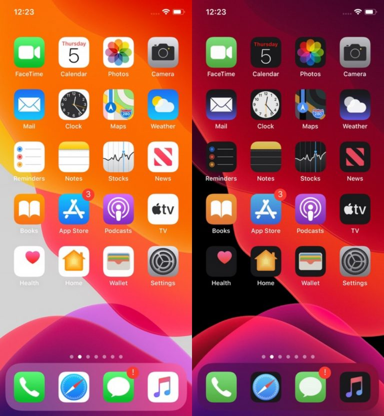 ayedapt强制你iphone的主屏幕图标服从ios的暗模式设置