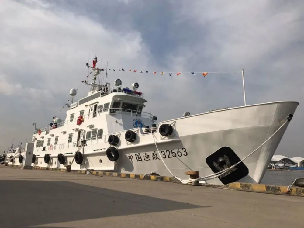 中国渔政32563船入列启东渔政再添执法利器