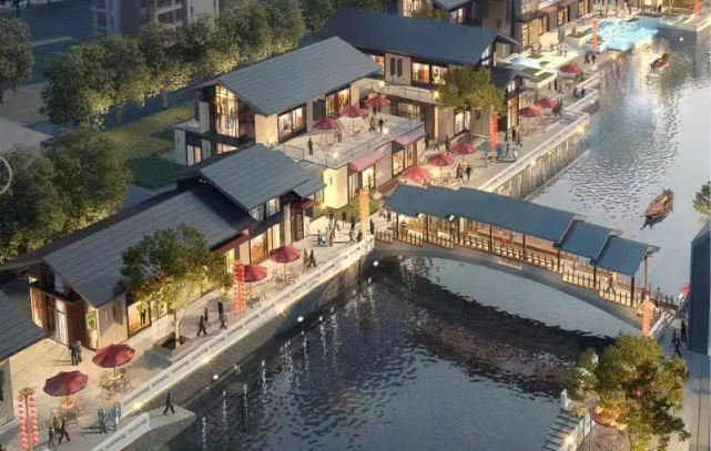 台州南官水岸步行街招商公告古色古香又是一个网红打卡点