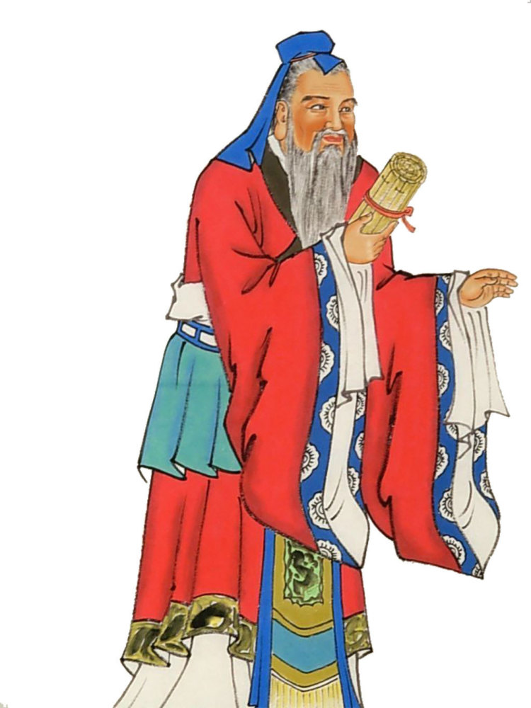 大成至圣先师儒家国学文化创始人孔老夫子孔子圣像素材珍藏