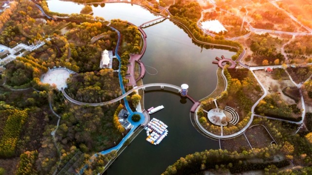 河北石家庄:环城水系美景如画