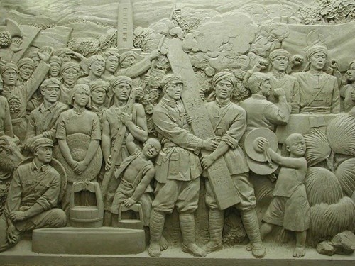 百年荣光百个故事瑞金红军壁画群