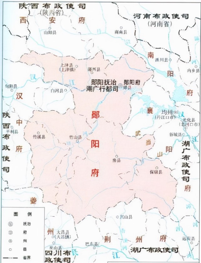 针对荆襄地区地跨湖广,河南,四川,陕西四个布政使司(省),请求新增巡抚