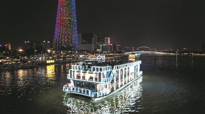 珠江夜遊再迎兩艘純電動遊船