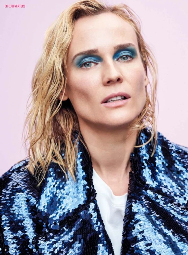 德国女星黛安克鲁格杂志封面大片时尚缪斯风姿绰约