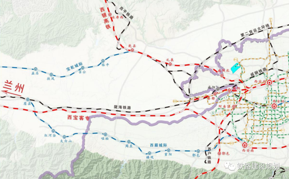 这4条城际铁路之前开工的控制性工程,除了阎机城际铁路泾河特大桥外