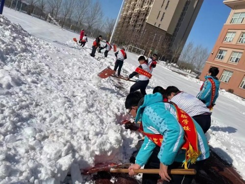 遼寧大學附屬實驗學校學生志願除雪