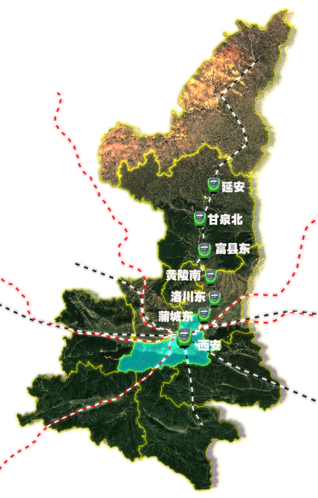 洛川高铁征地线路图图片