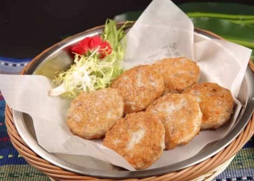 教你做香酥炸藕饼香脆可口好吃不油腻