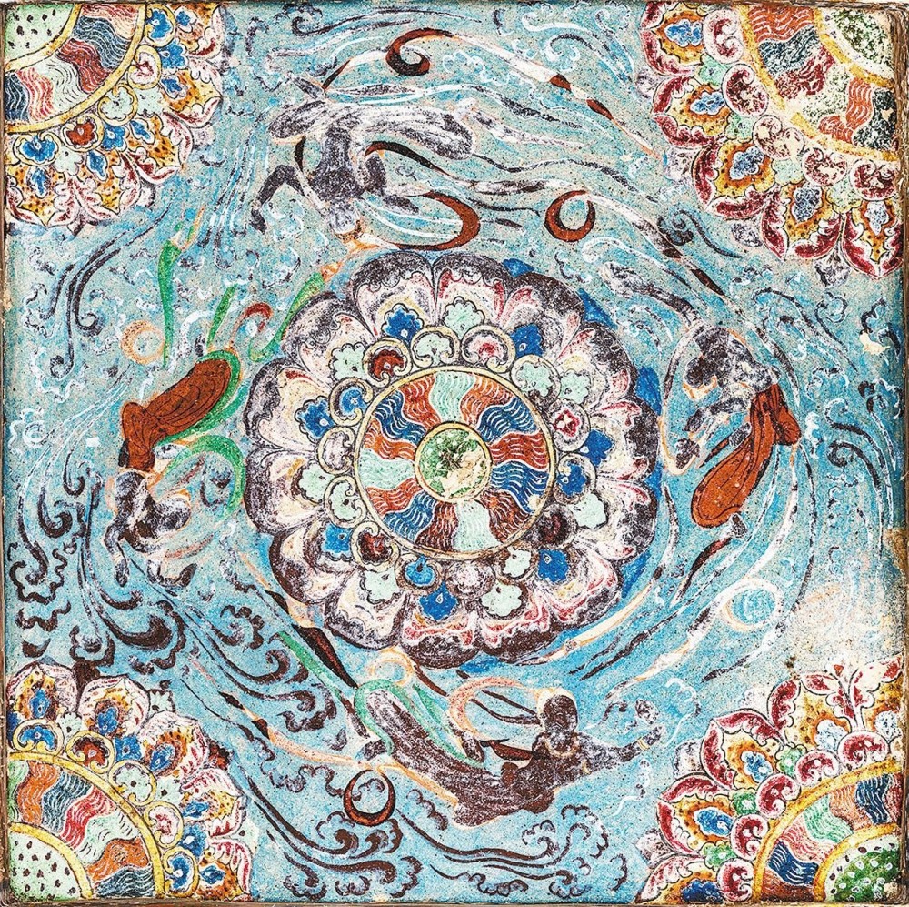 长江之畔看飞天敦煌壁画被搬来江城了