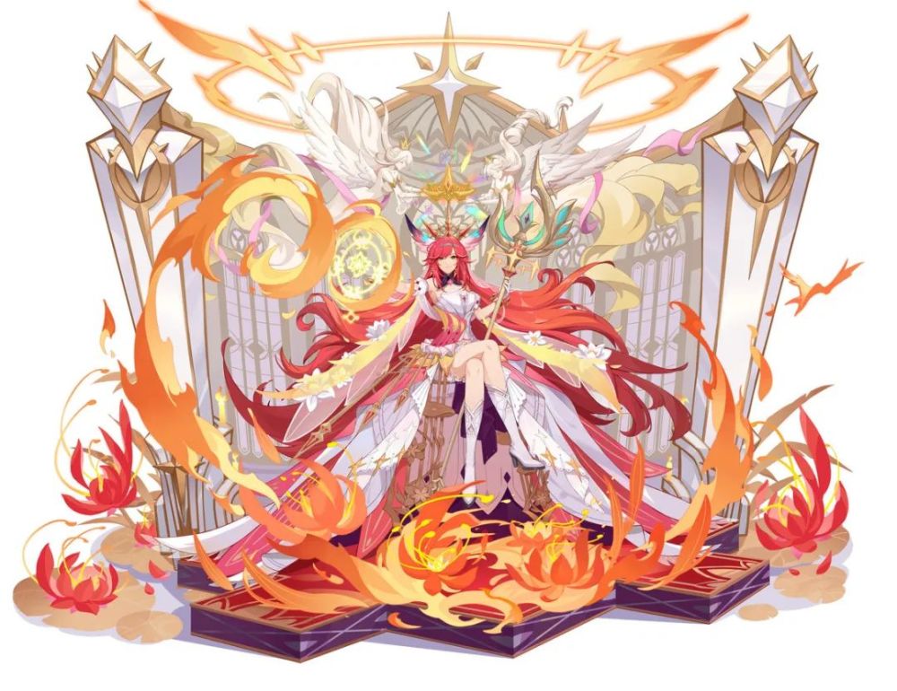 com/works/view/1828093给奥奇传说做的立绘设计和pv插图女王大人-末