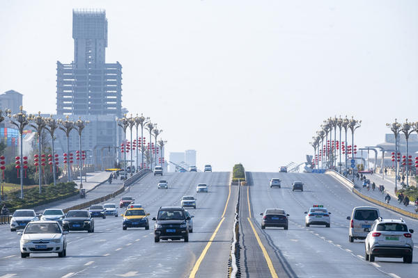 郑开大道开通15周年航拍开封段堪比大片