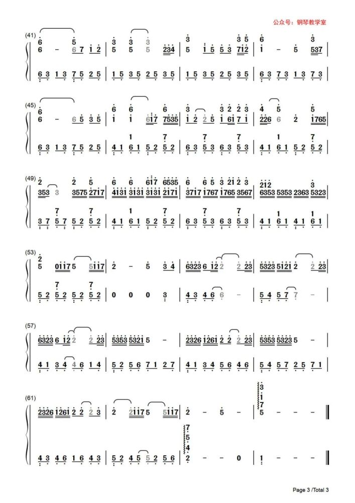 《心系兰花》with_an_orchid yanni钢琴演奏视频 附五线谱 双手简谱