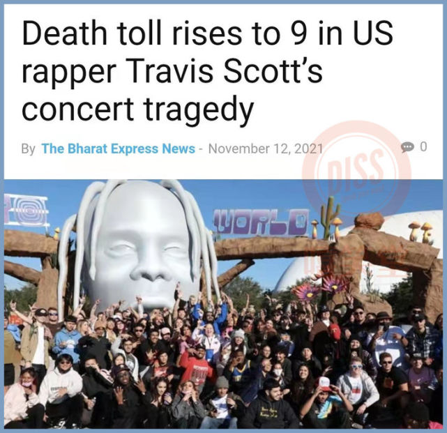 首先是他的astroworld音乐节事件死亡人数继续上升.