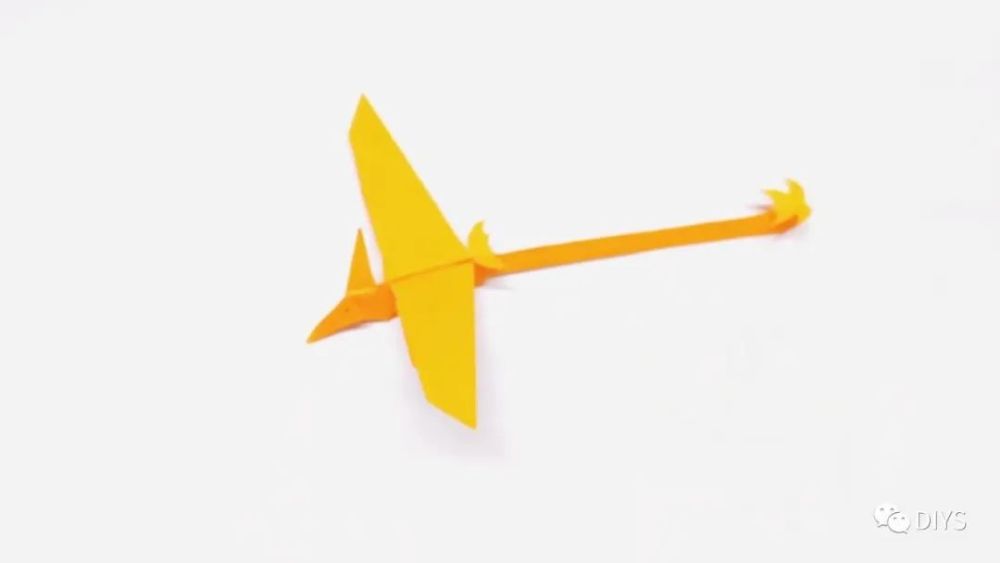 "手工折纸"简单又好看的"翼龙飞机"模型!_腾讯新闻
