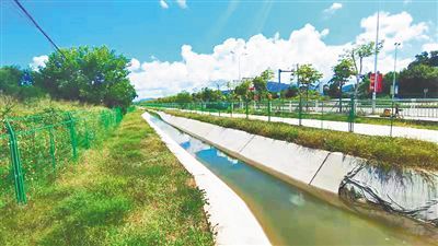 南繁水利工程赤田干渠竣工投用