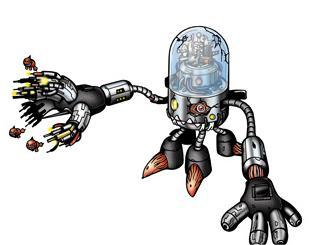 数码宝贝:超高智商的完全体数码兽,洗白之后变成光子郎迷弟