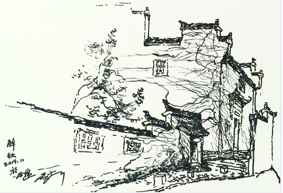 芜湖古城 简单画法图片