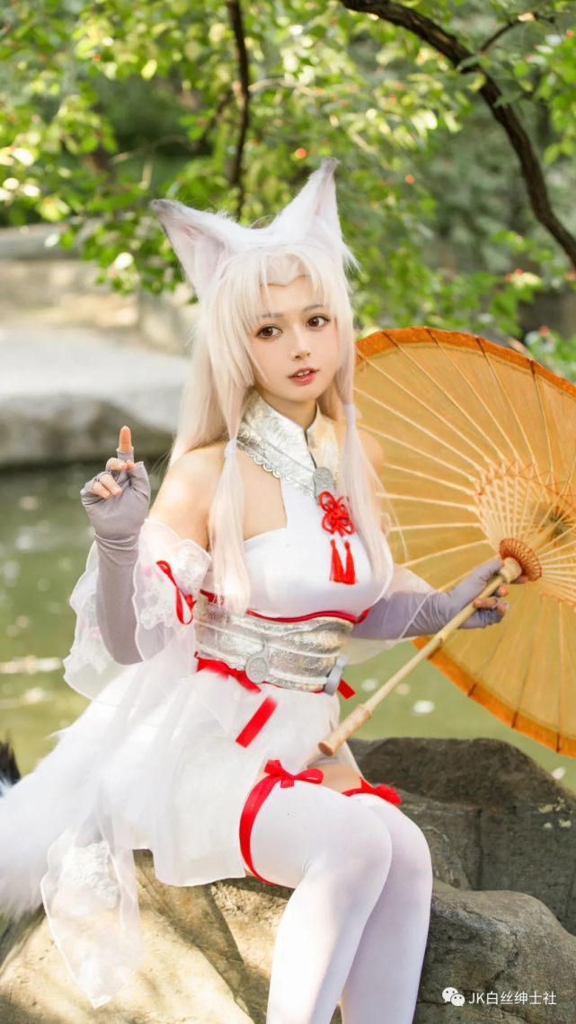 cos:永劫无间白丝胡桃cos正片@黑猫猫