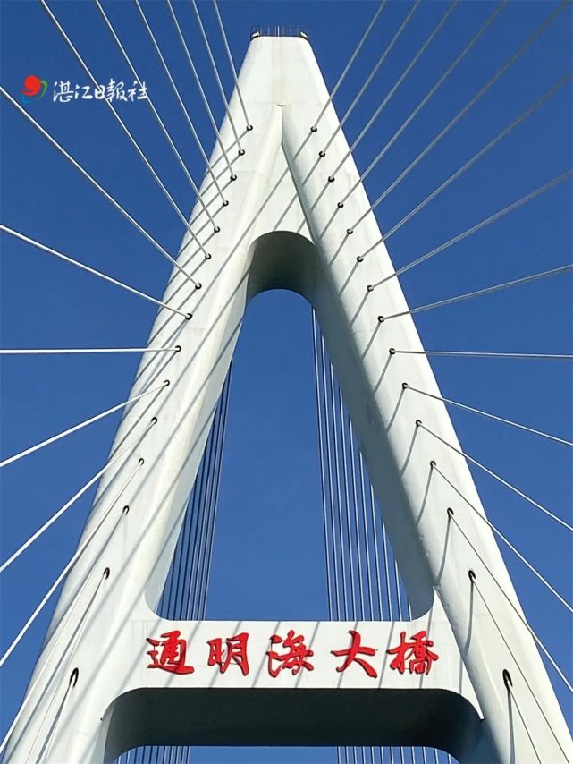 粵西最長跨海大橋——通明海大橋記者從廣東交通集團所屬東雷高速項目