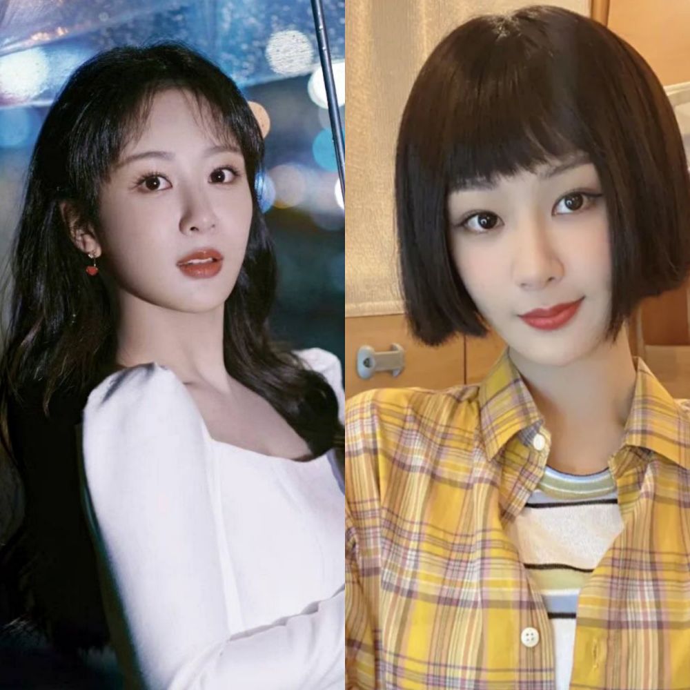 8组女明星长发vs短发看完才明白有颜值果然很任性